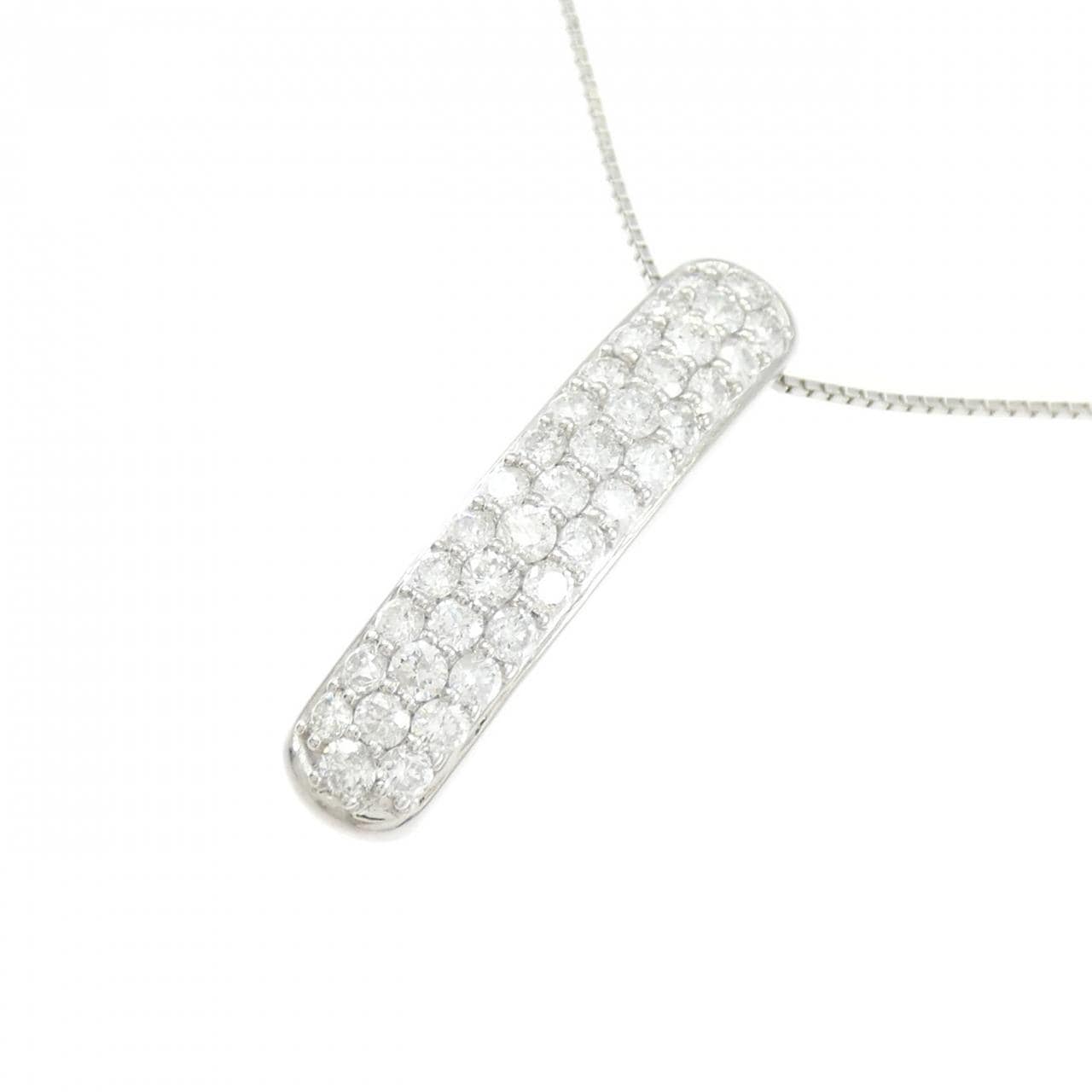 PT900/PT850 パヴェ ダイヤモンド ネックレス 1.00CT