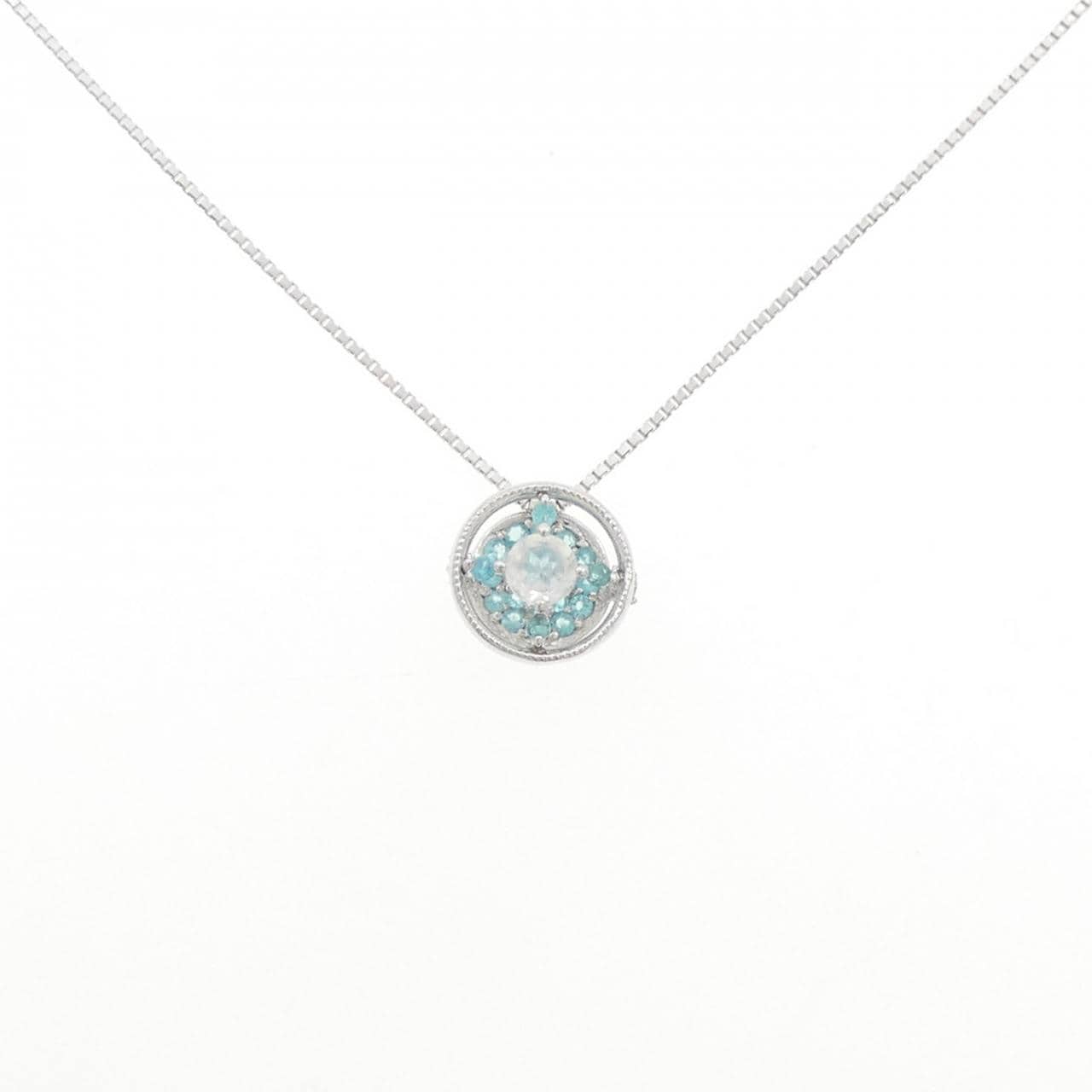 ラブラドライト ネックレス 0.11CT