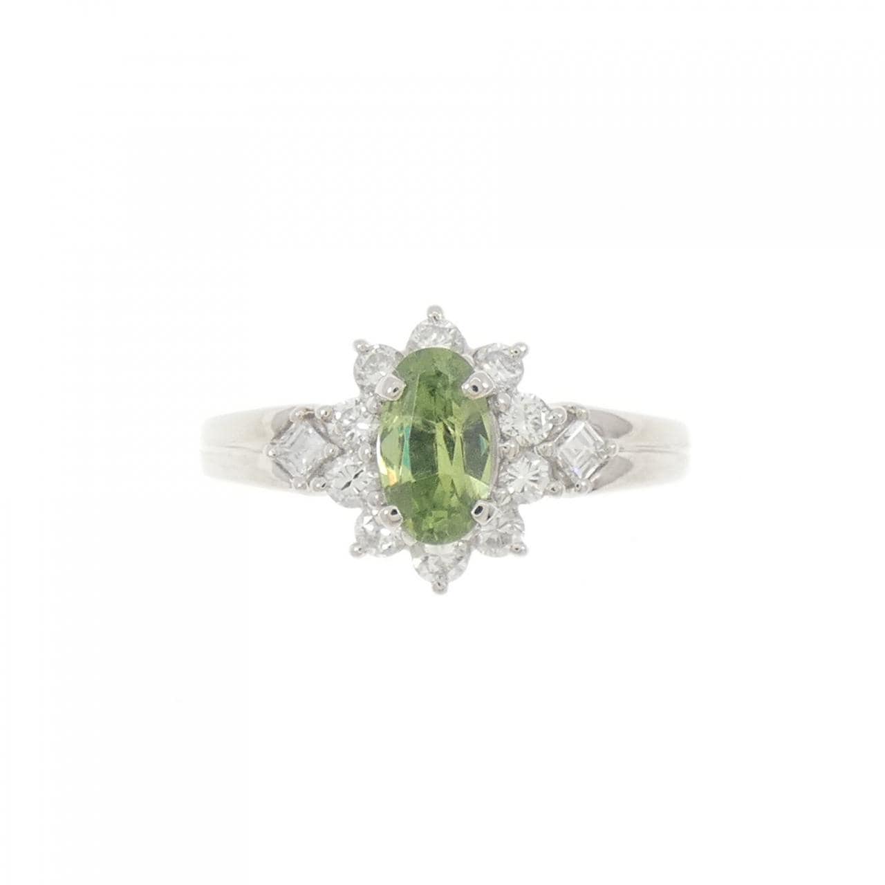 PT900 デマントイドガーネット リング 0.59CT