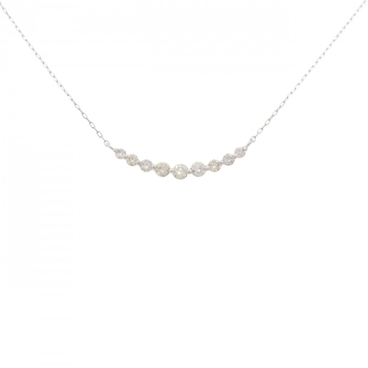 【新品】PT900 ダイヤモンド ネックレス 0.30CT