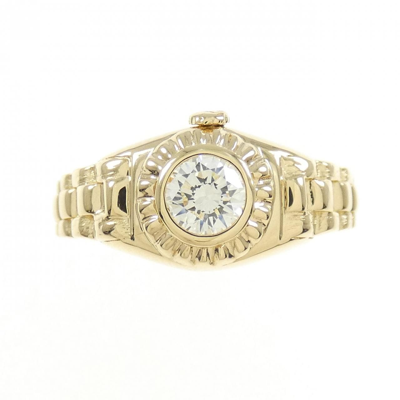 750YG ダイヤモンド リング 0.27CT