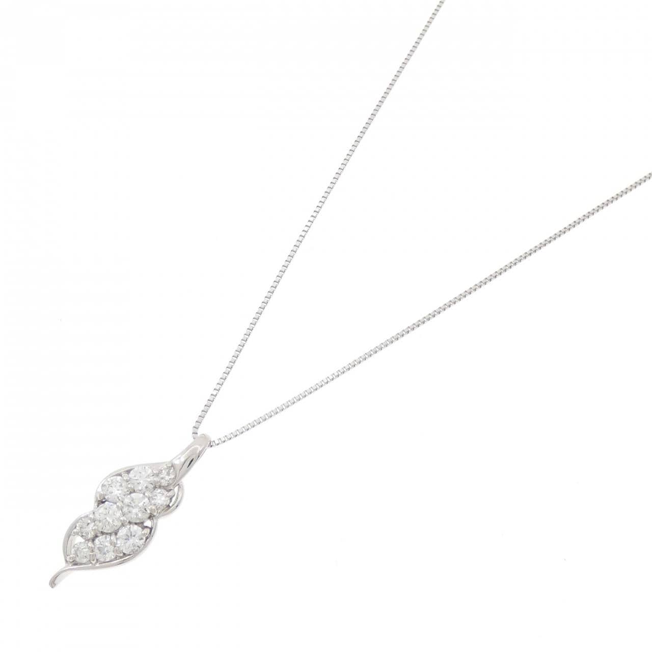 PT900/PT850 ダイヤモンド ネックレス 0.75CT