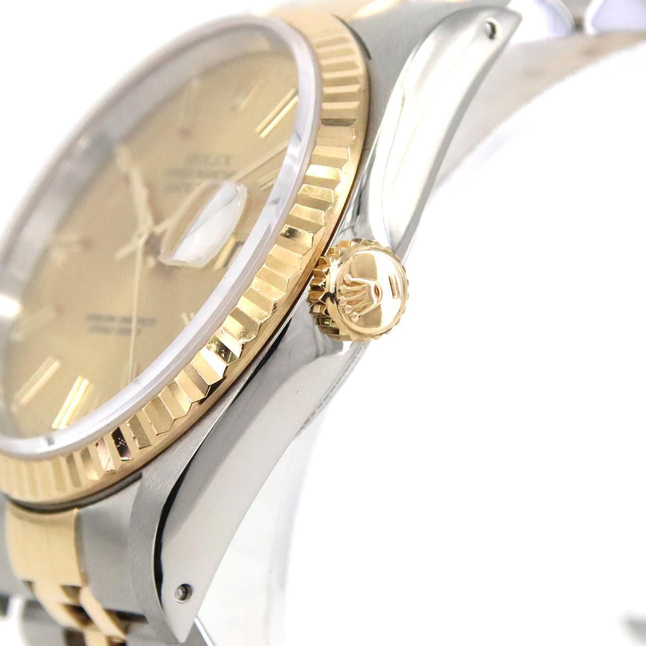 ロレックス デイトジャスト 16233 SSxYG 自動巻 X番