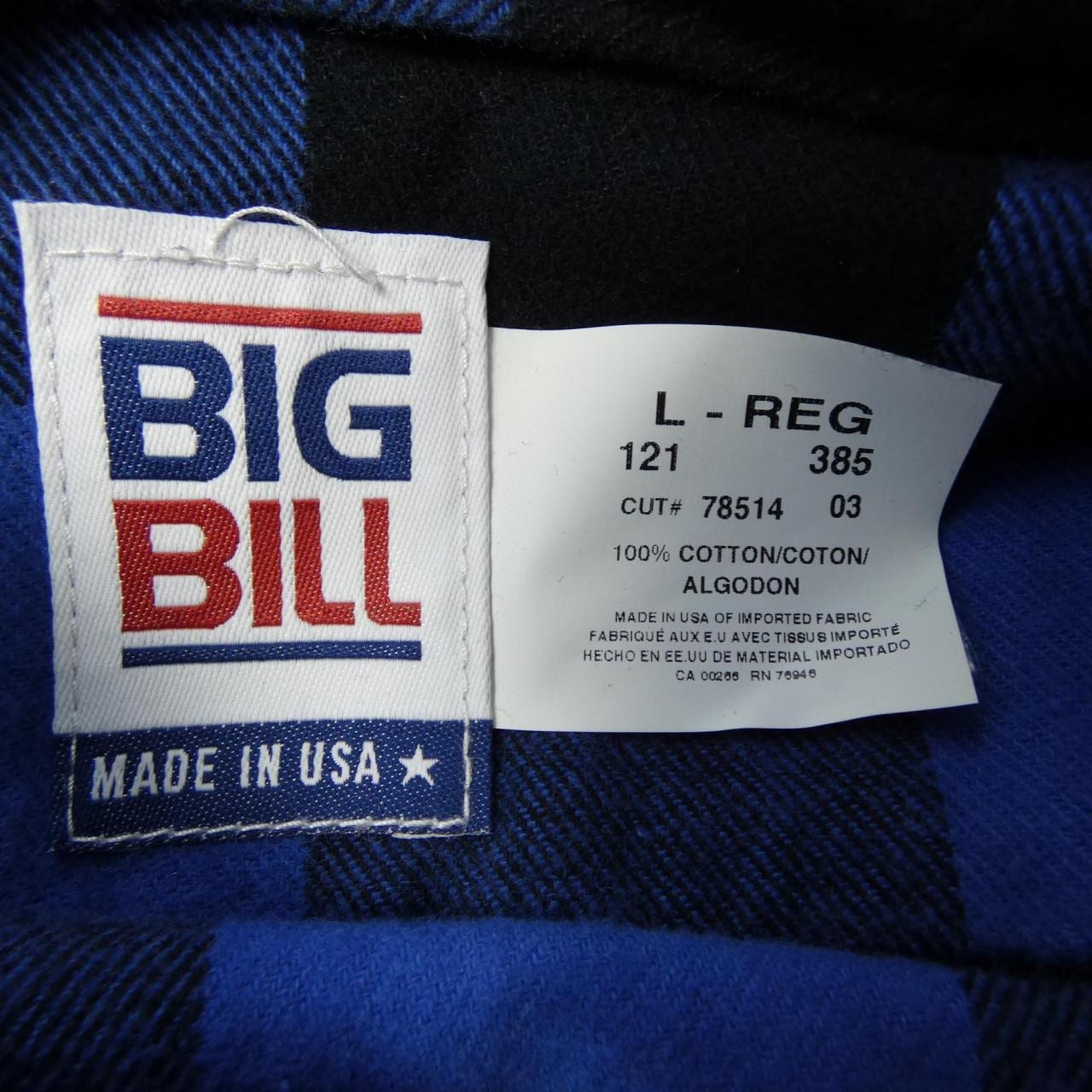 BIG BILL 78514 シャツ