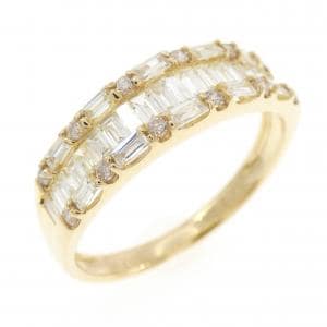 K18YG ダイヤモンド リング 0.70CT