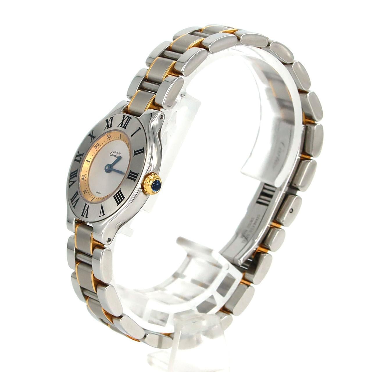 カルティエ マスト21SM コンビ W10075R6 SSxYG クォーツ