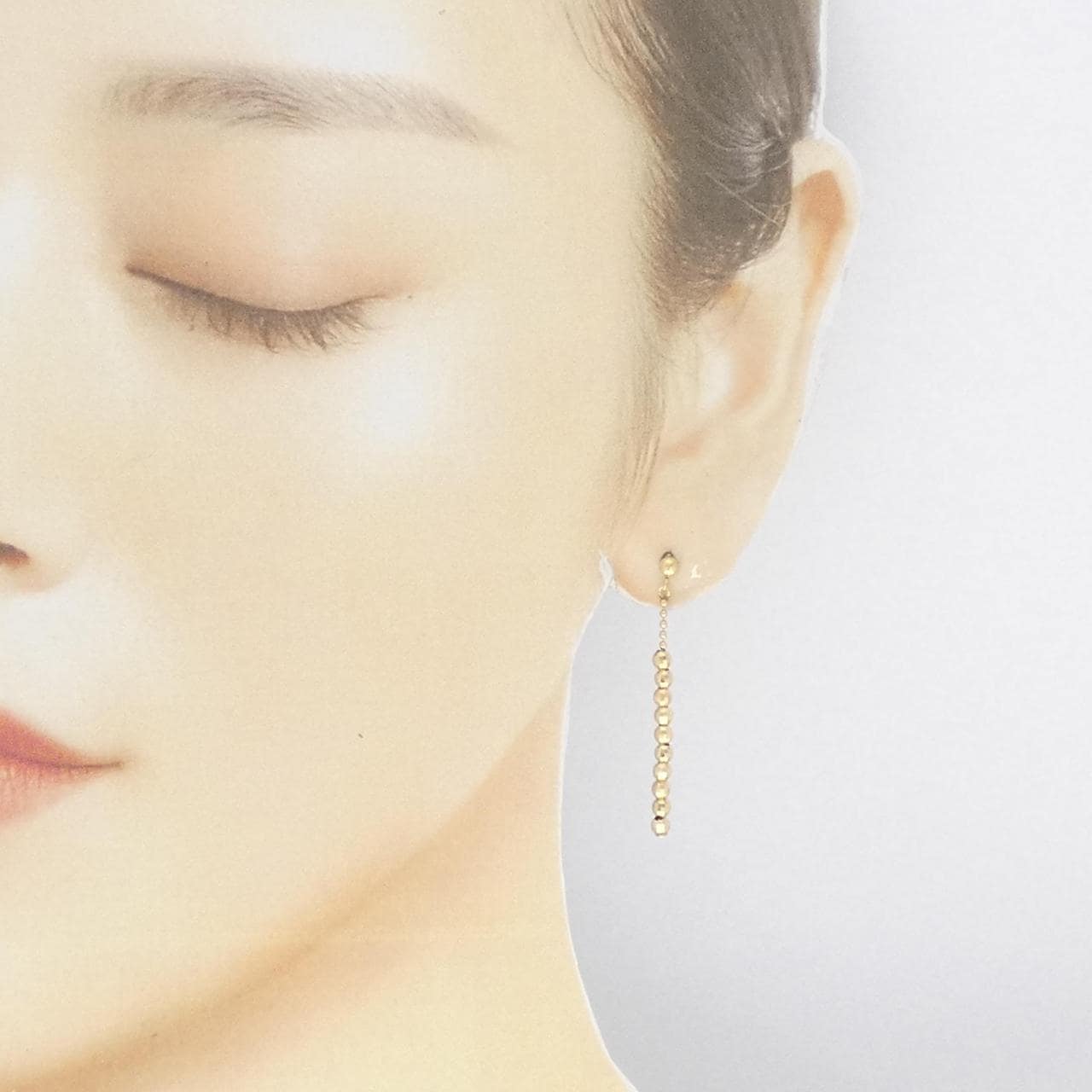 K18YG earrings