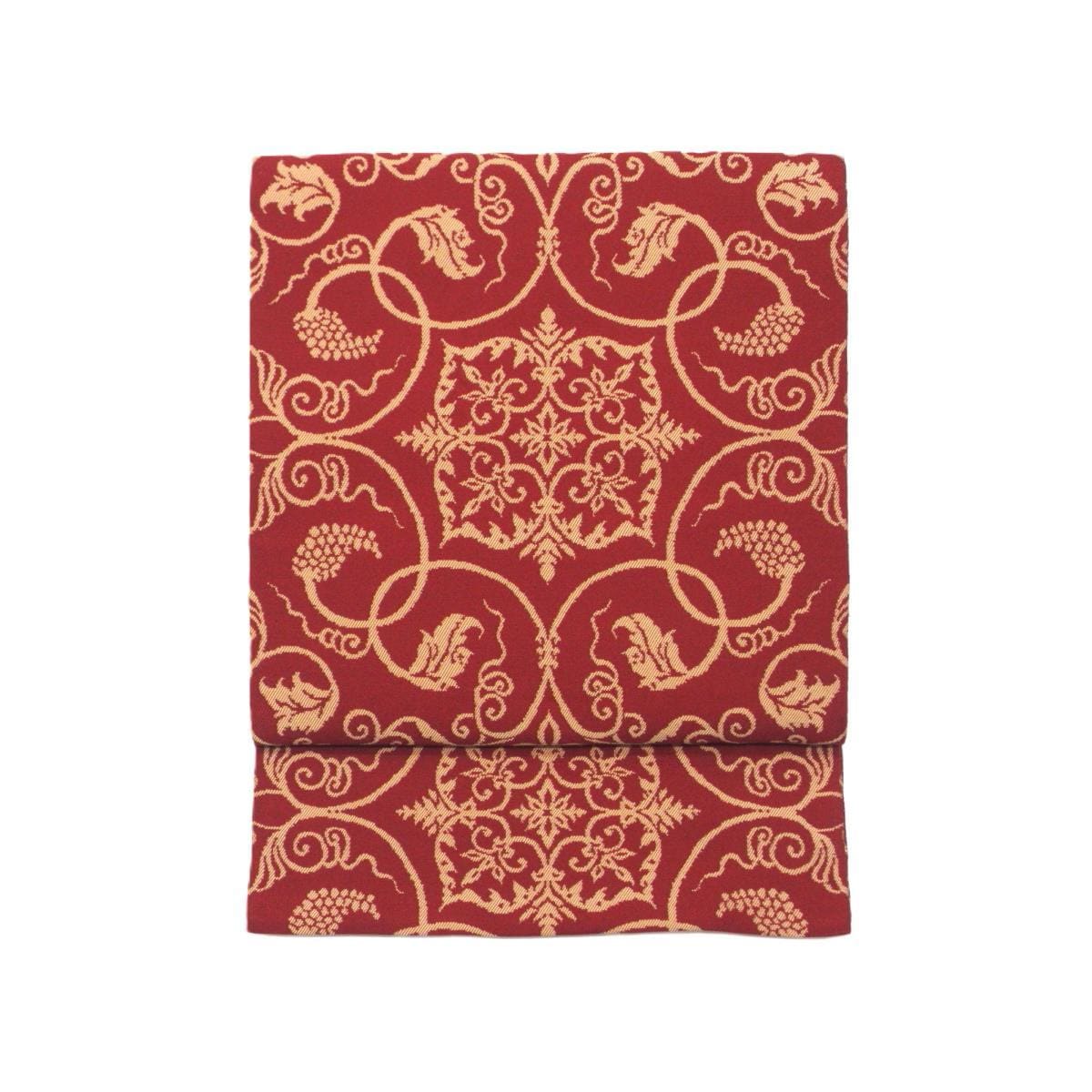 袋帯　葡萄唐草錦　本袋【龍村平蔵】