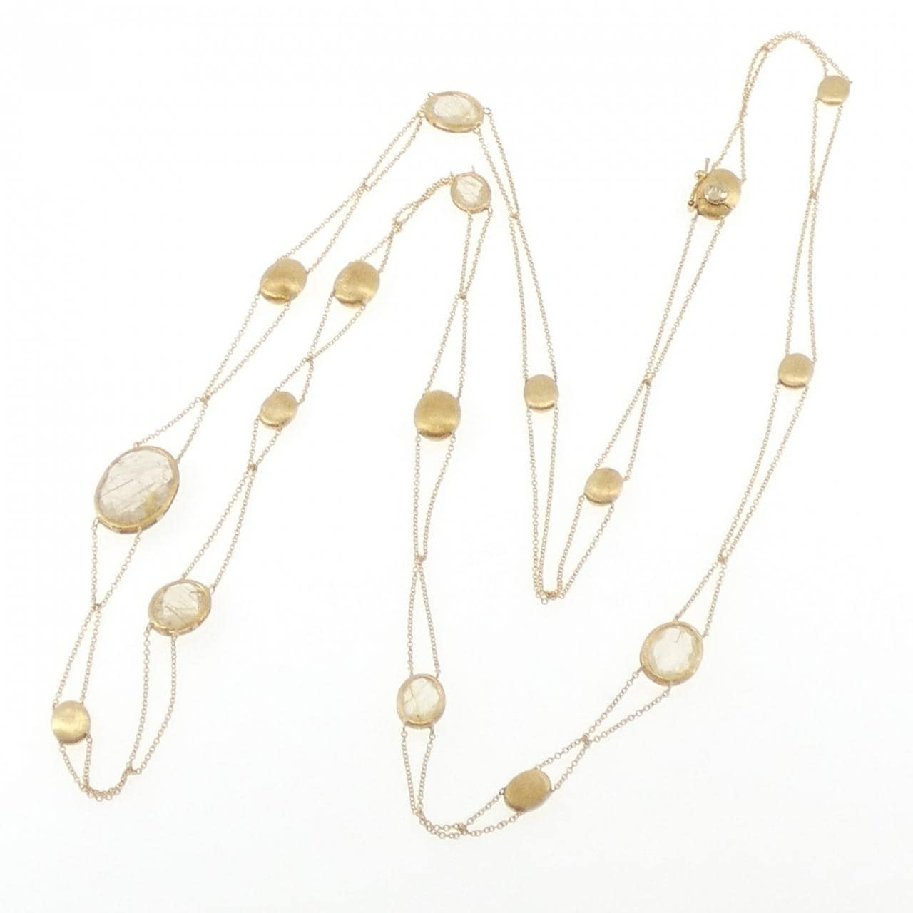 ナニス ルチルクォーツ ネックレス