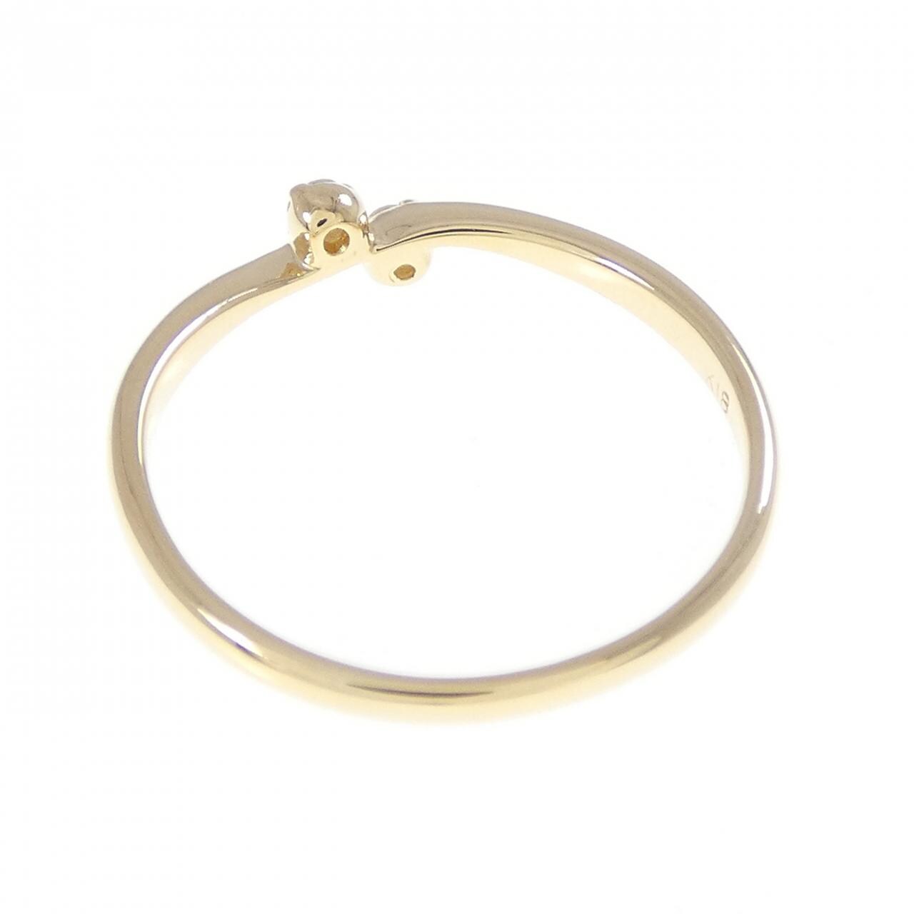 K18YG ダイヤモンド リング