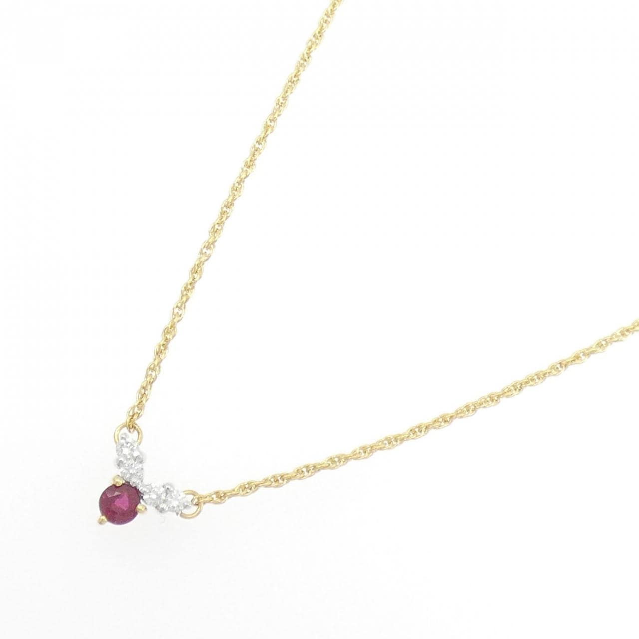 ミキモト ルビー ネックレス