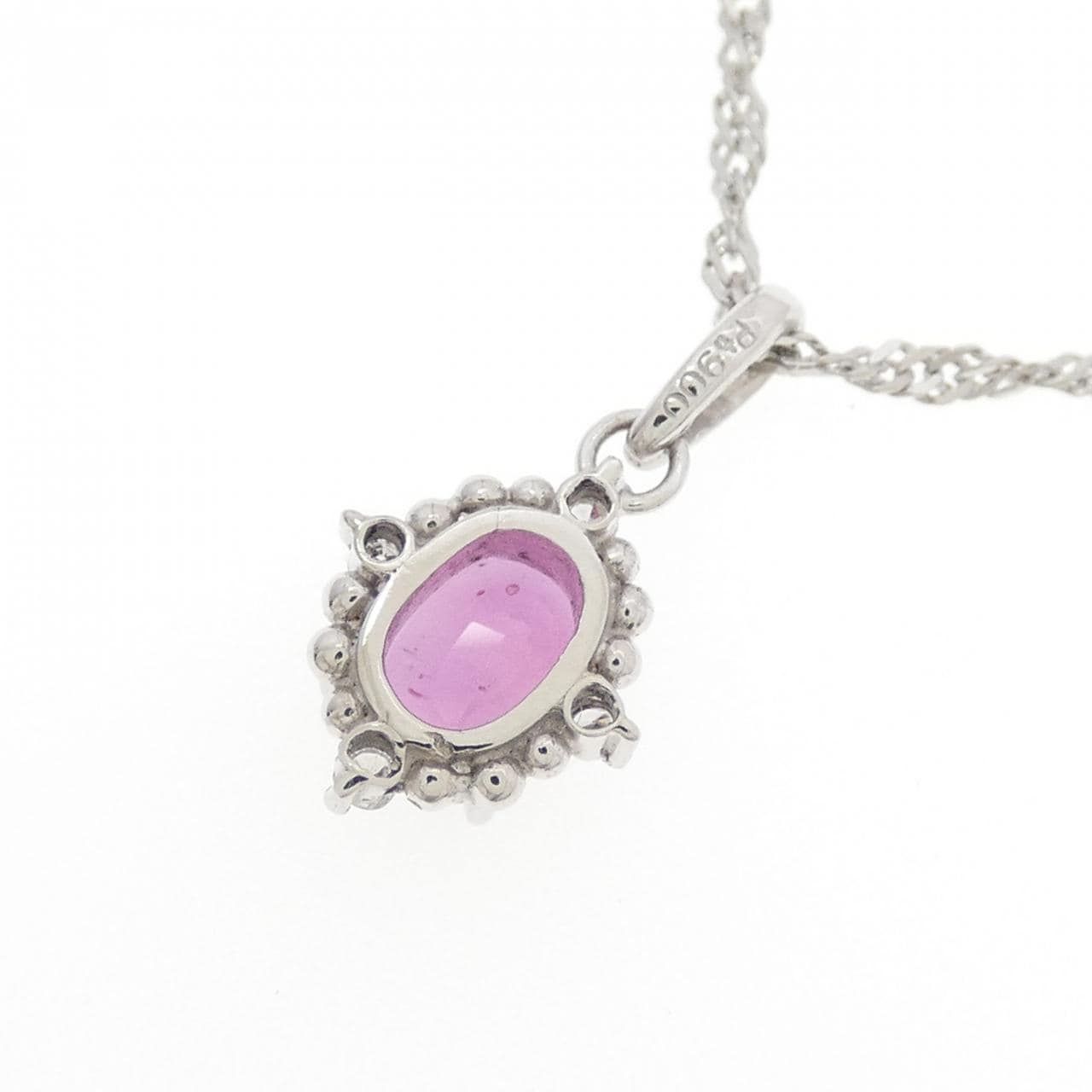 PT900/PT850 ルビー ネックレス