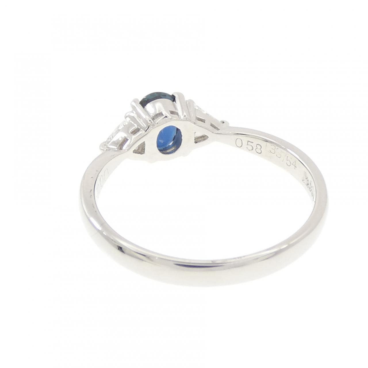 PT900 サファイヤ リング 0.58CT
