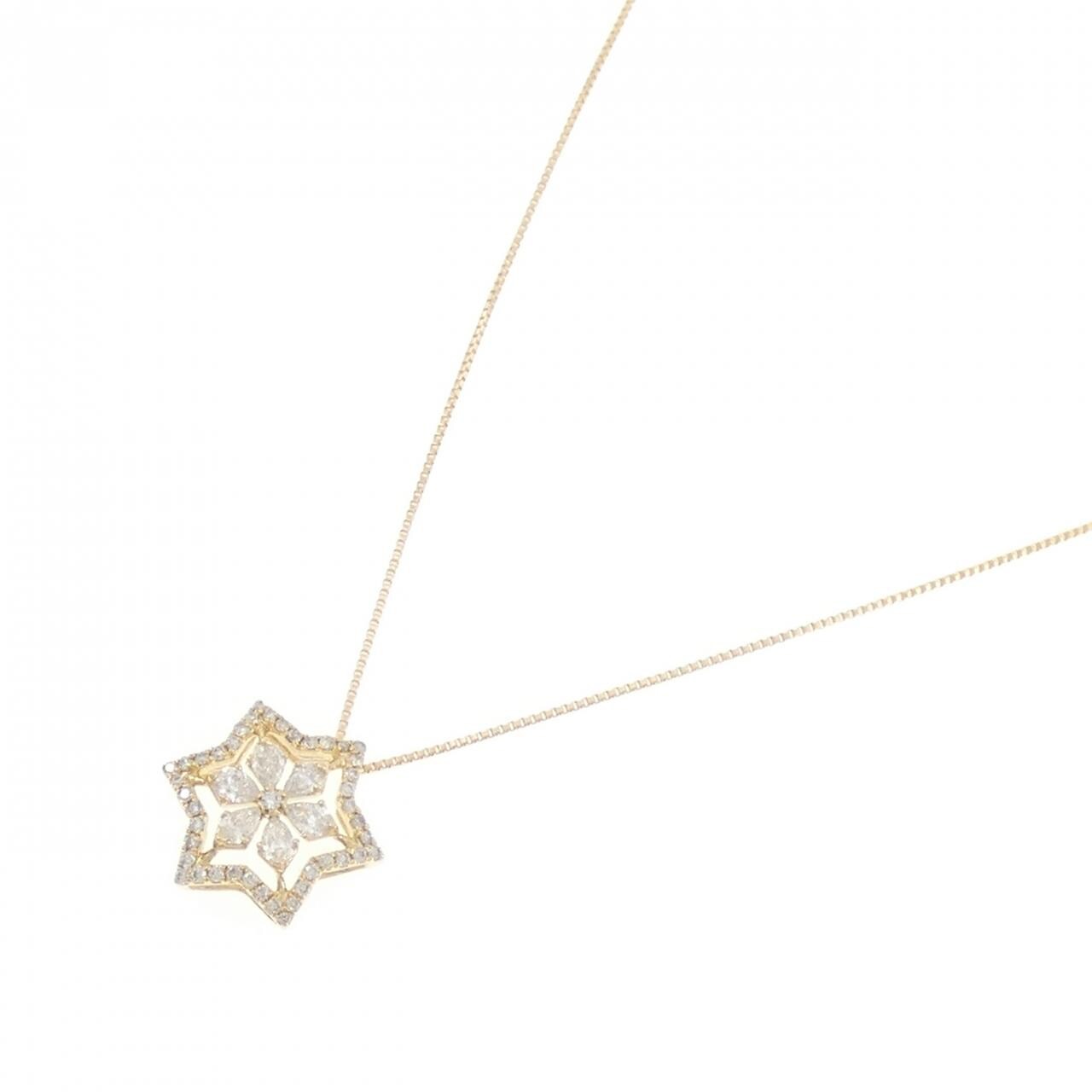 K18YG ダイヤモンド ネックレス 0.30CT
