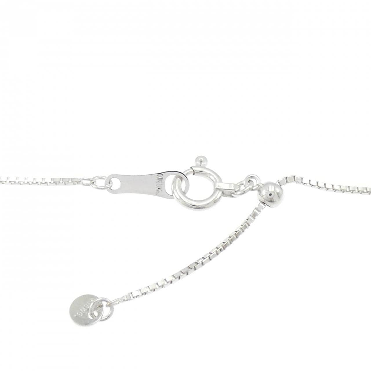 K18WG カルセドニー ネックレス 8.28CT