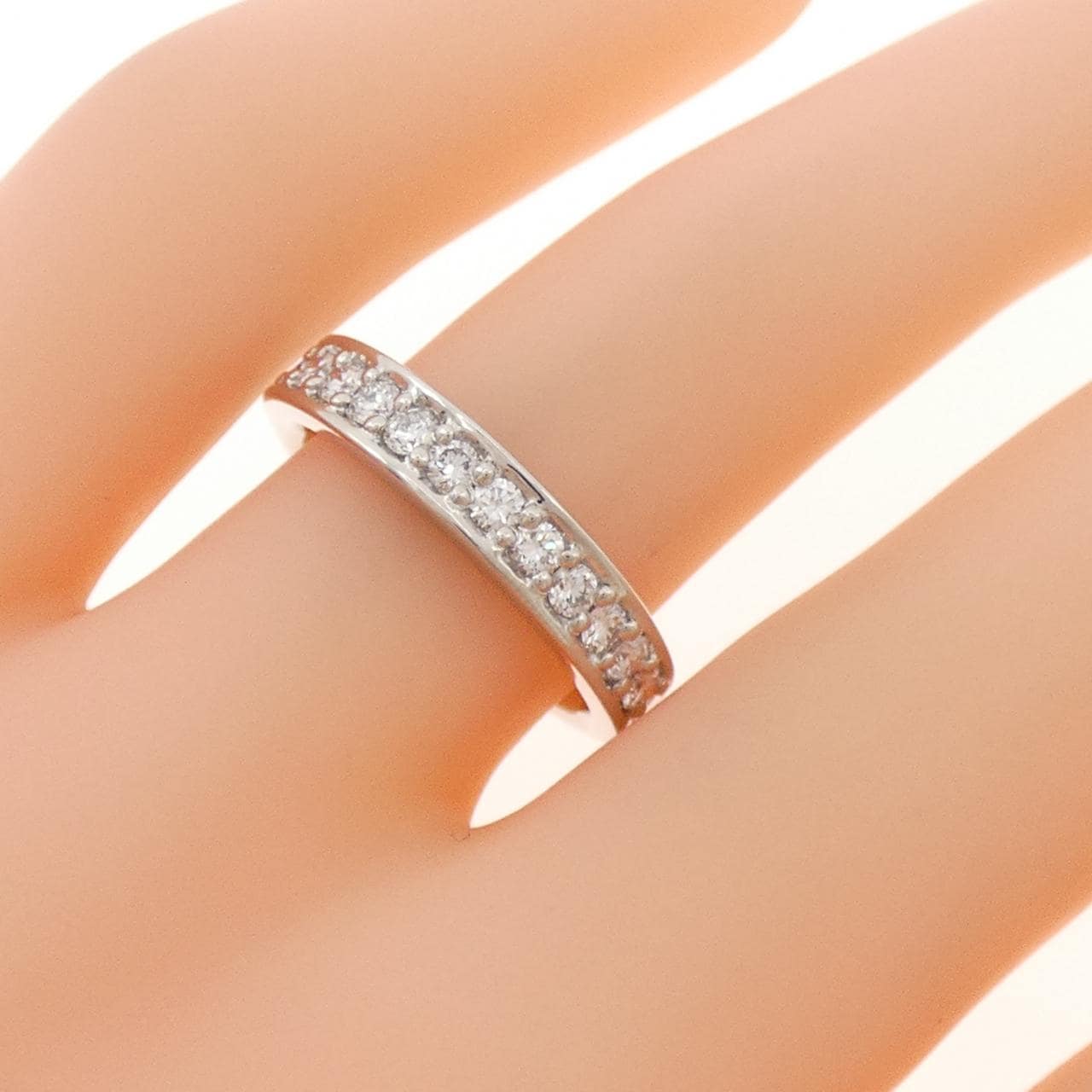 PT900 ハーフエタニティ ダイヤモンド リング 0.41CT