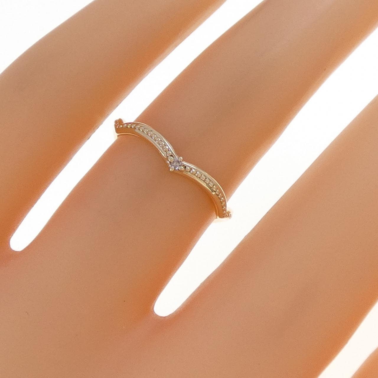 K10YG ダイヤモンド リング