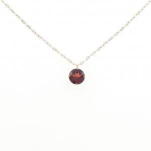 K18YG ガーネット ネックレス 0.90CT