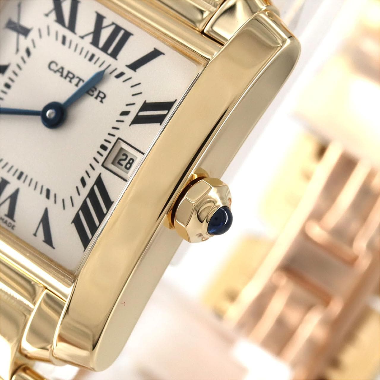 カルティエ タンクフランセーズMM YG W50014N2 YG クォーツ