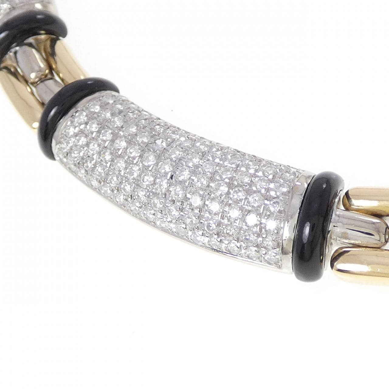 750YG/750WG オニキス ネックレス