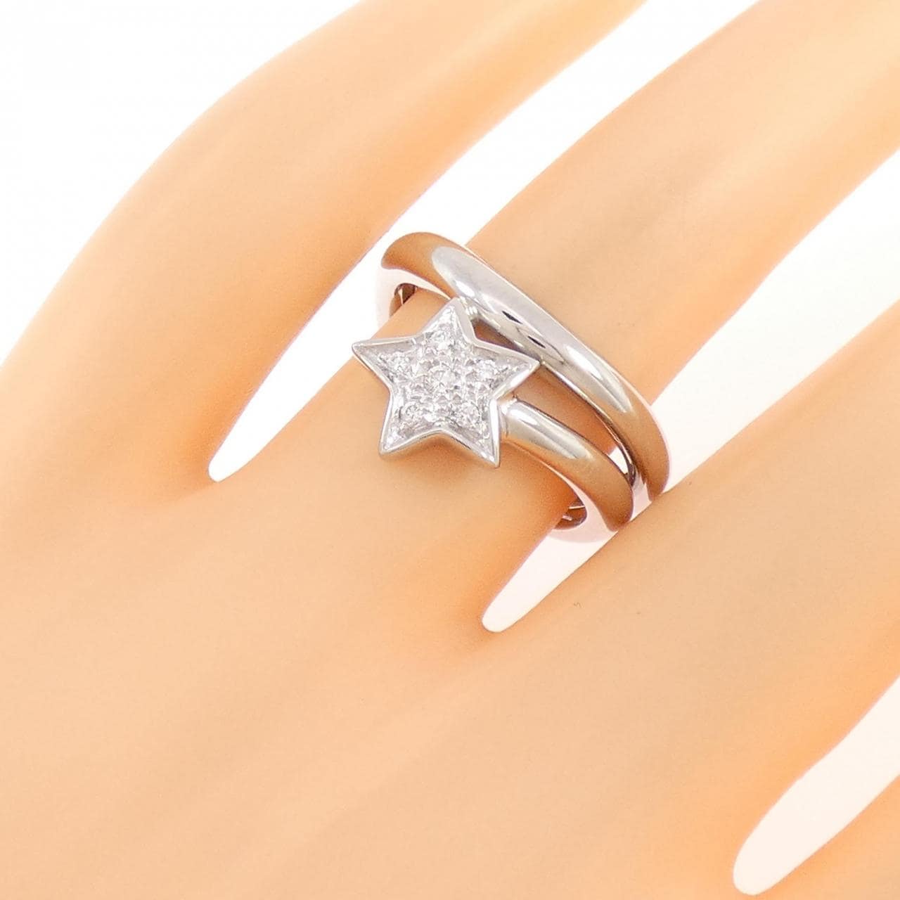 ギンザ タナカ スター ダイヤモンド リング 0.07CT