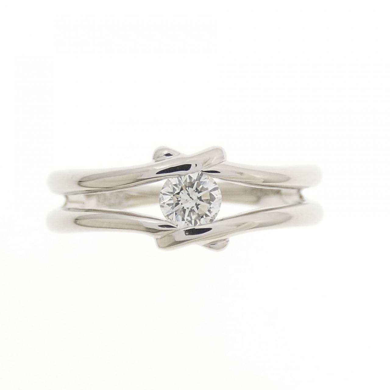 PT900 ダイヤモンド リング 0.18CT