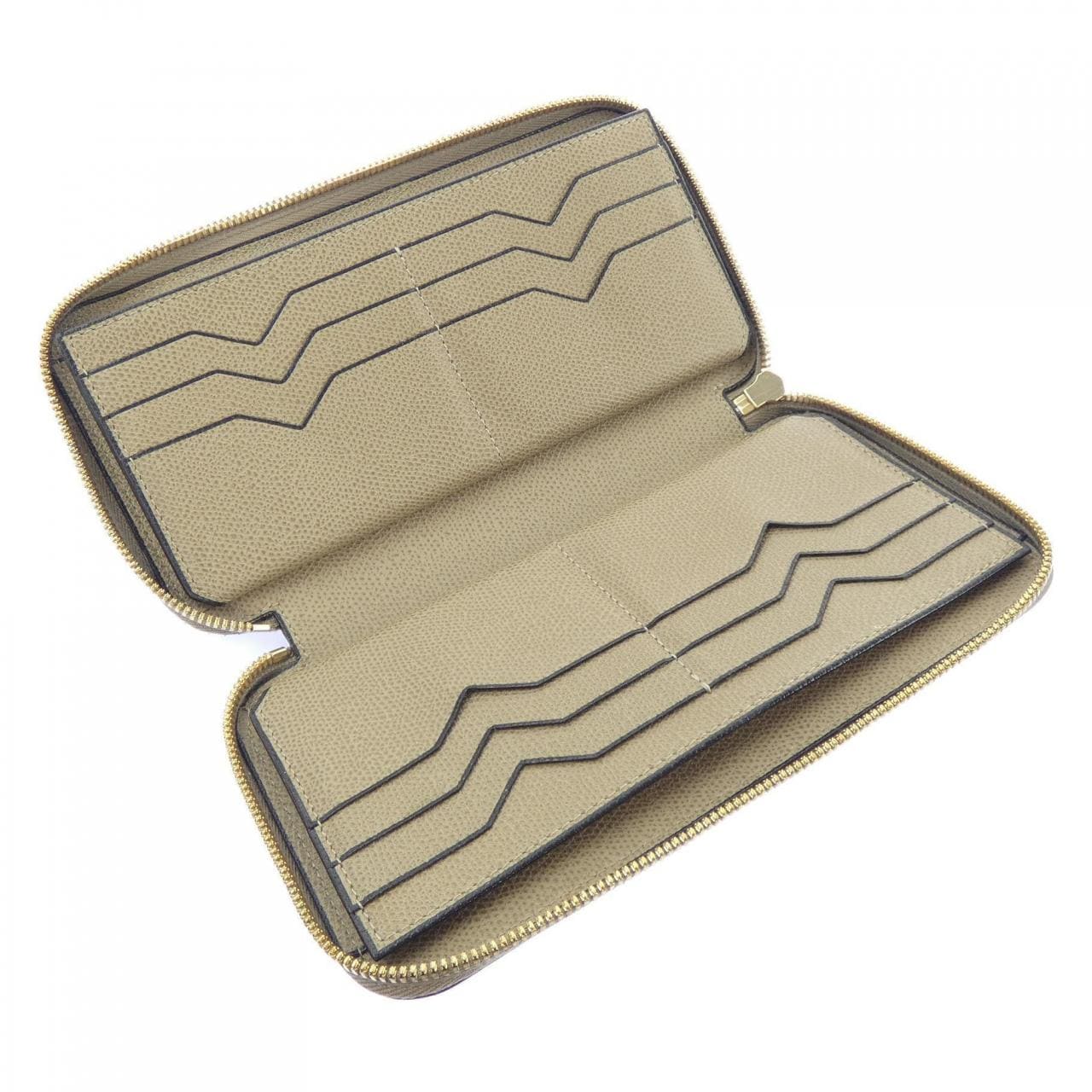 ヴァレクストラ VALEXTRA MARTINO GAMPER G9L21 ラウンドジップ12カード WALLET