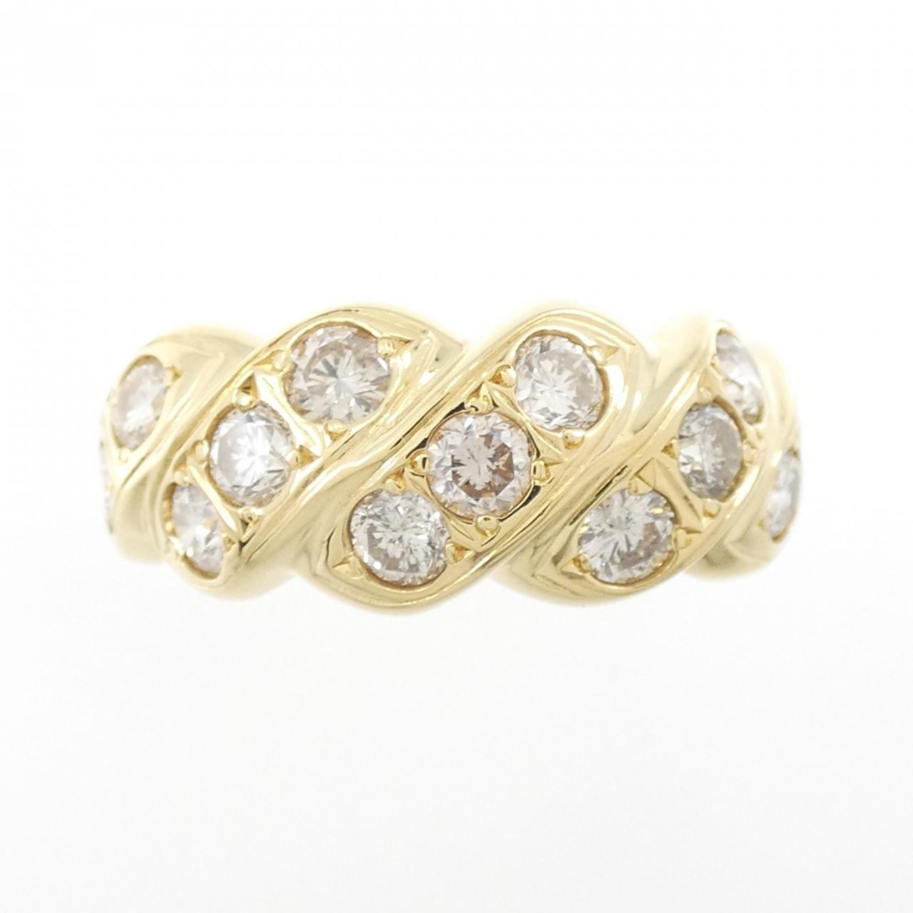 K18YG ダイヤモンド リング 1.11CT