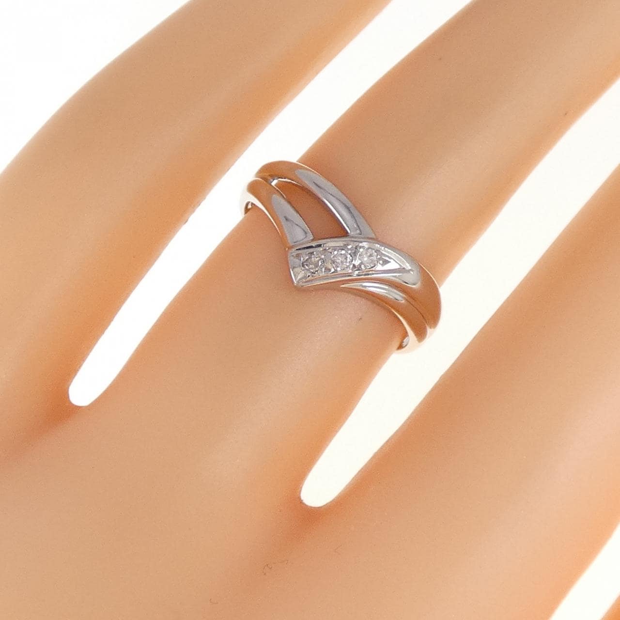 PT850 ダイヤモンド リング 0.03CT