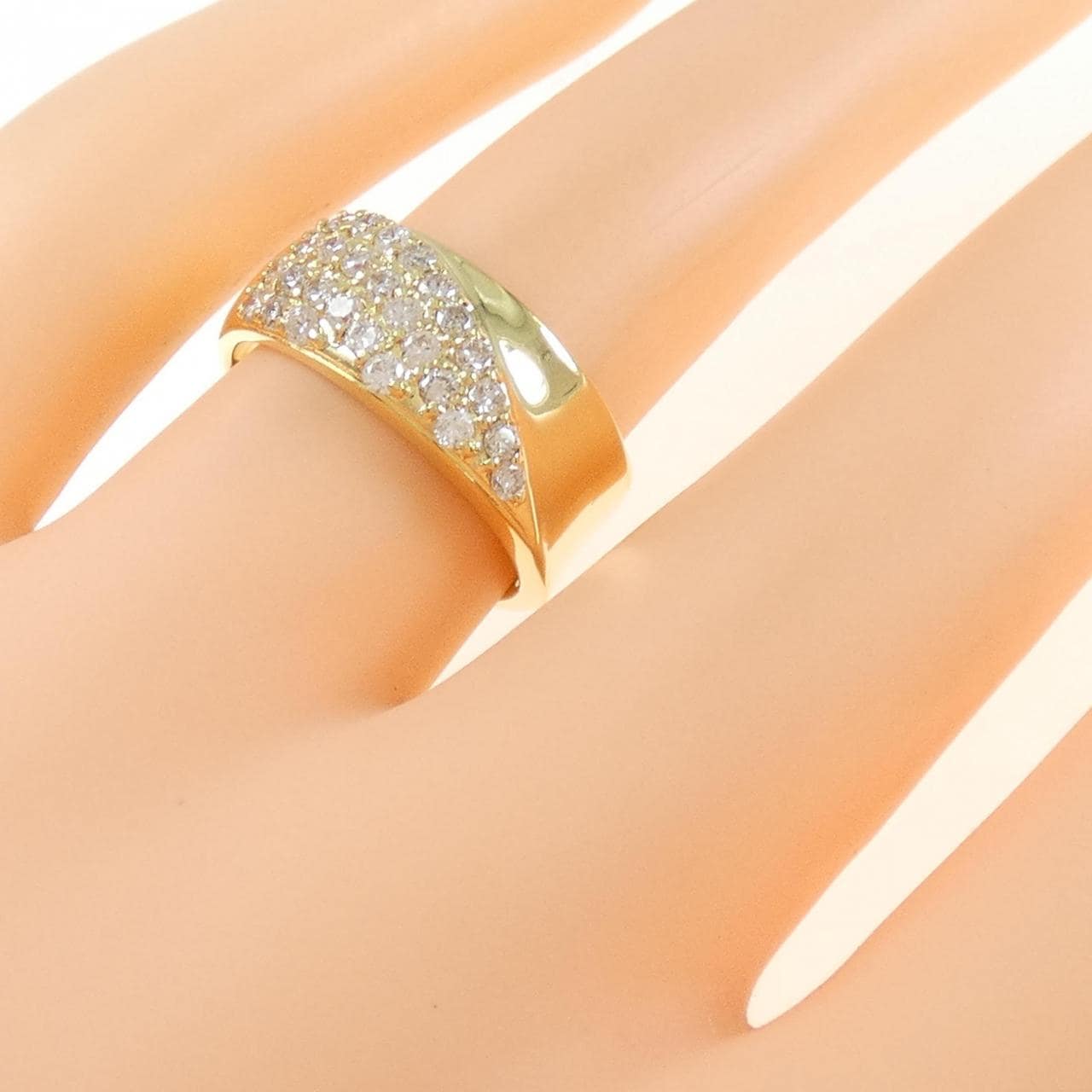 K18YG ダイヤモンド リング 0.53CT