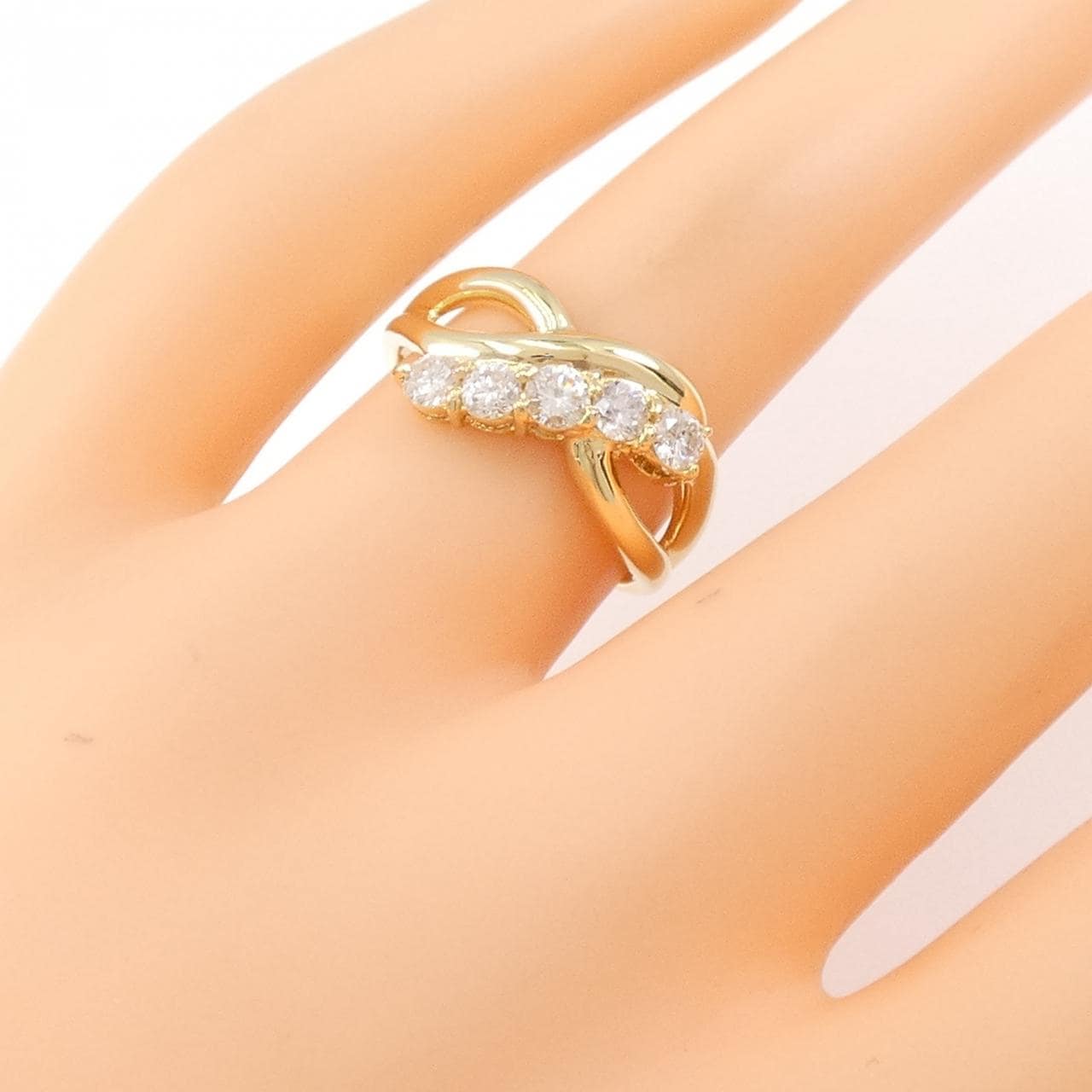K18YG ダイヤモンド リング 0.50CT