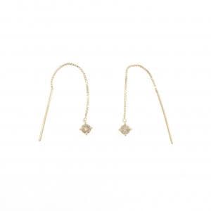 K18YG ダイヤモンド ピアス 0.14CT