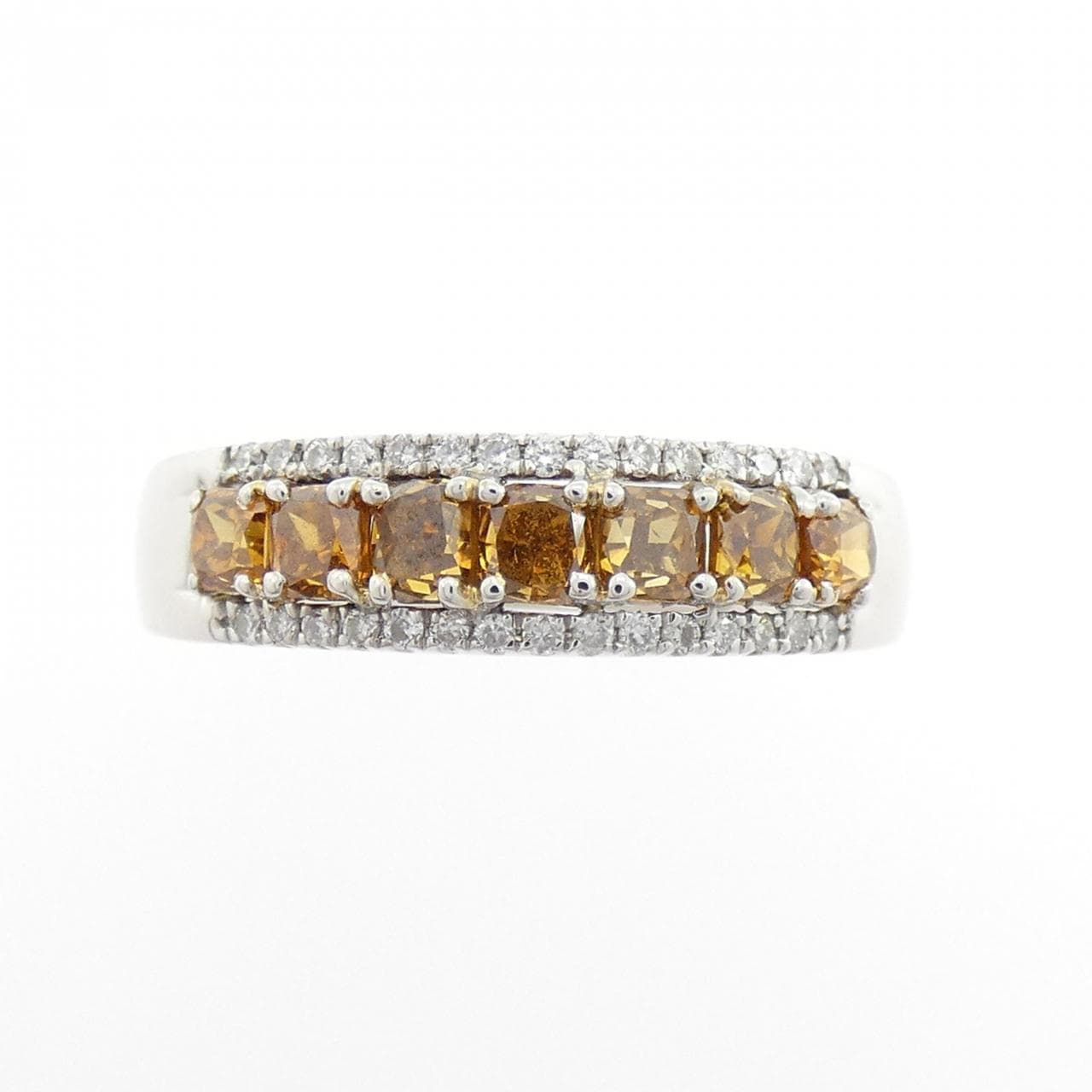 750WG ダイヤモンド リング 0.80CT