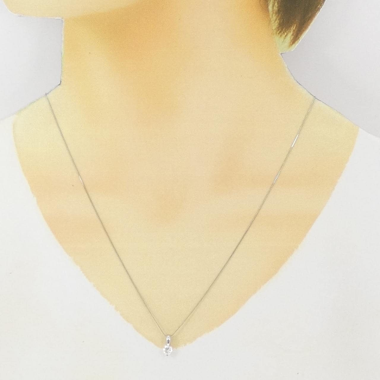 PT900/PT850 ダイヤモンド ネックレス 0.30CT