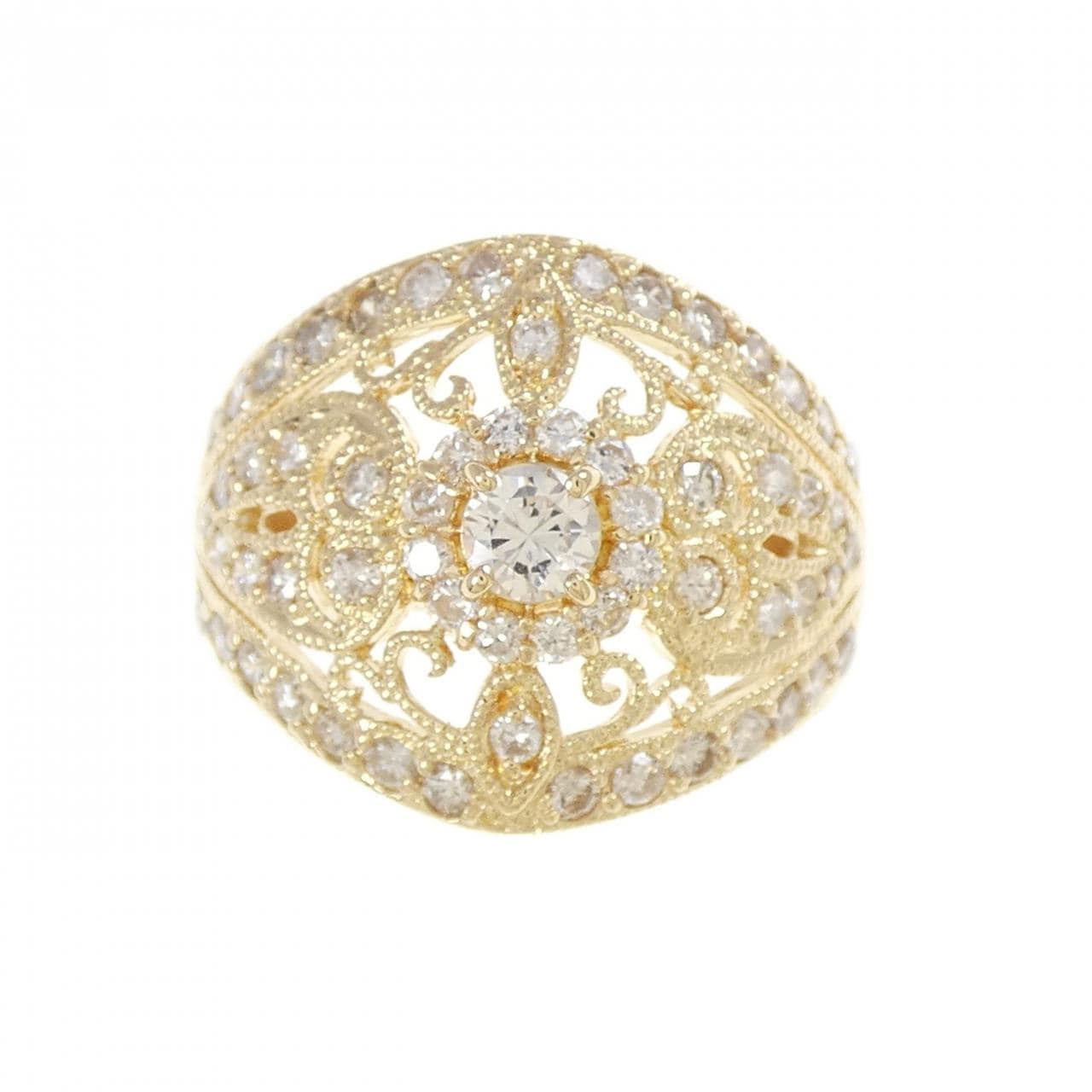 K18YG ダイヤモンド リング 1.00CT