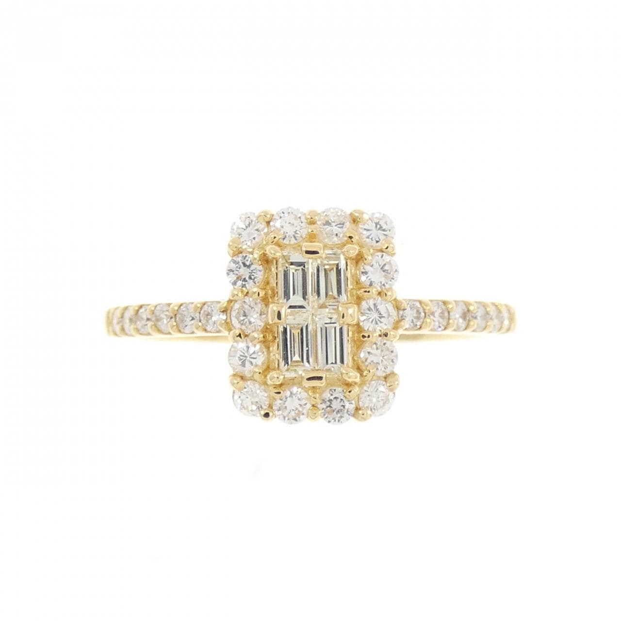 【新品】K18YG ダイヤモンド リング 0.50CT