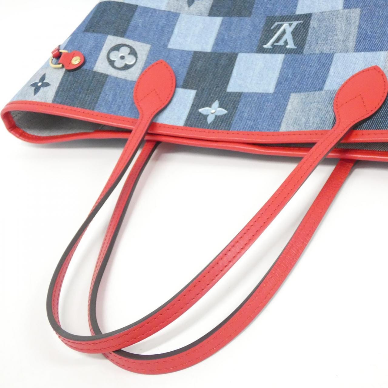 ルイヴィトン デニム モノグラム ネヴァーフル MM M44981 バッグ