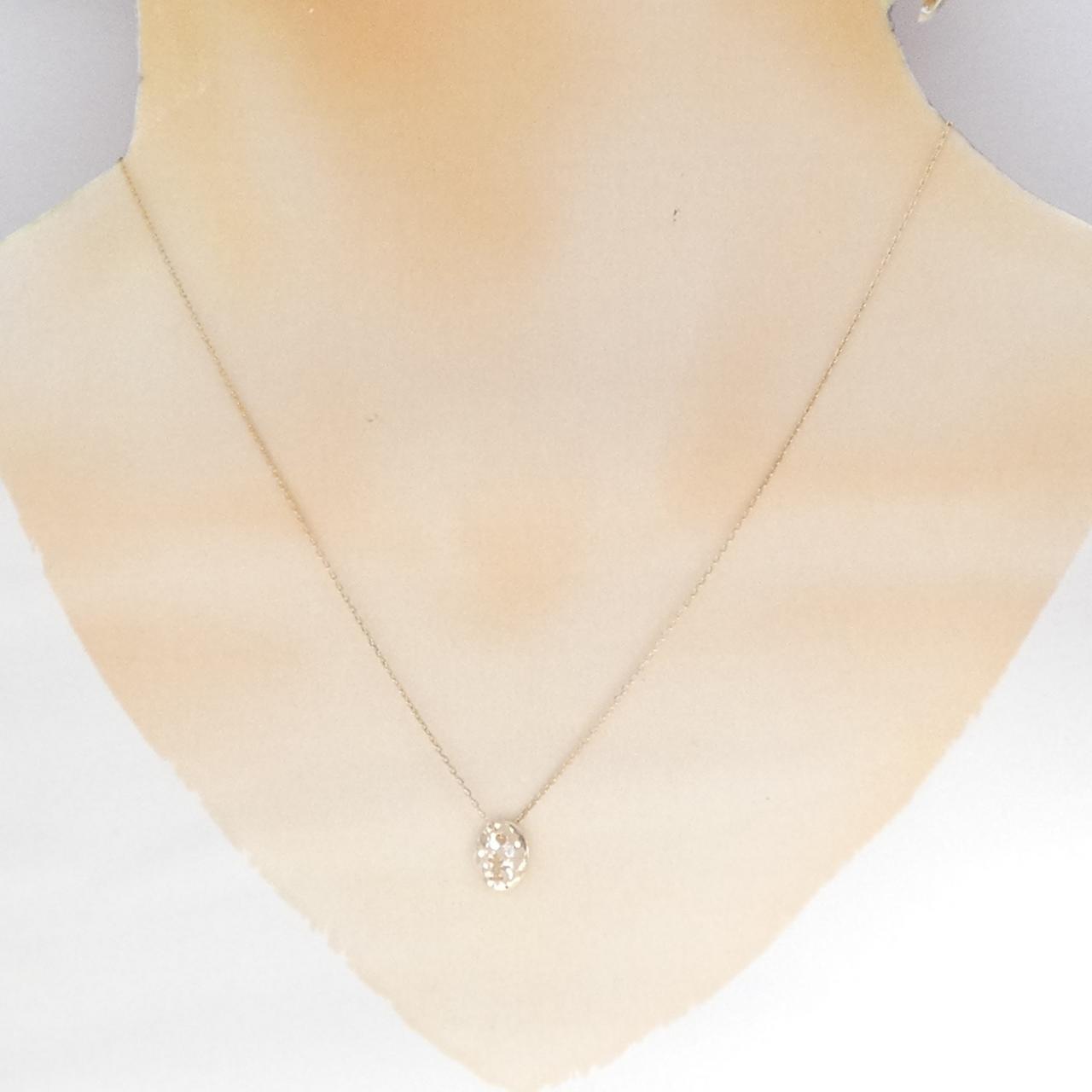 K10YG ダイヤモンド ネックレス 0.01CT