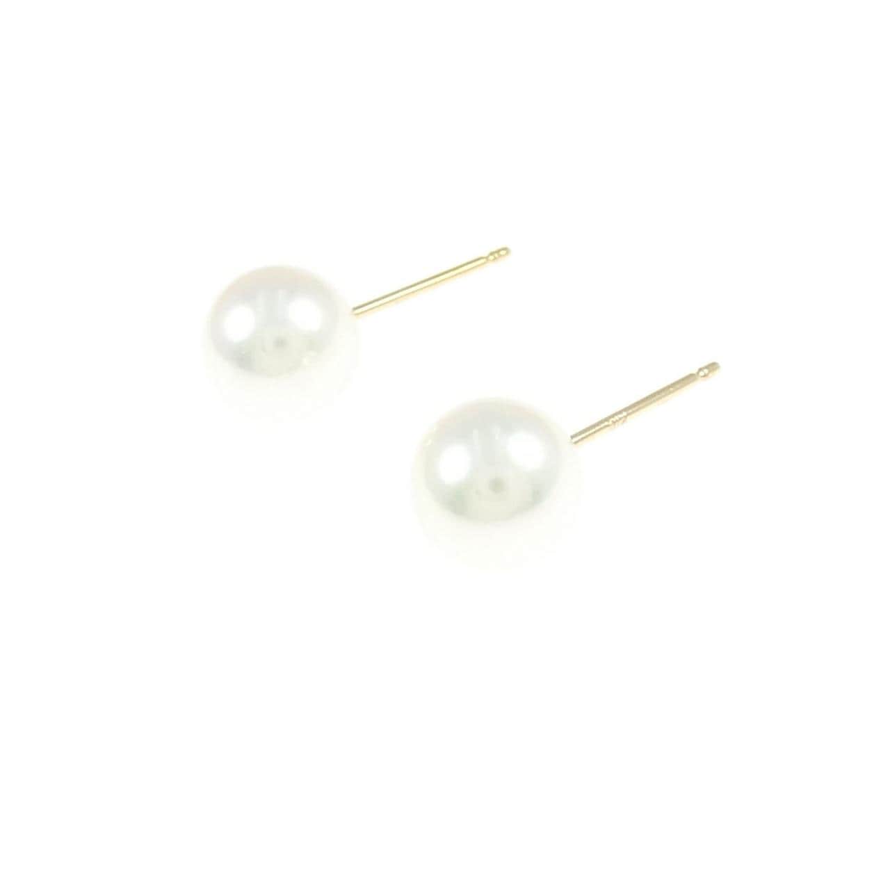 K18YG アコヤパール ピアス 7.3mm
