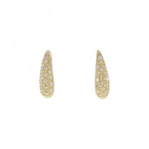 K18YG Diamond earrings 0.24CT