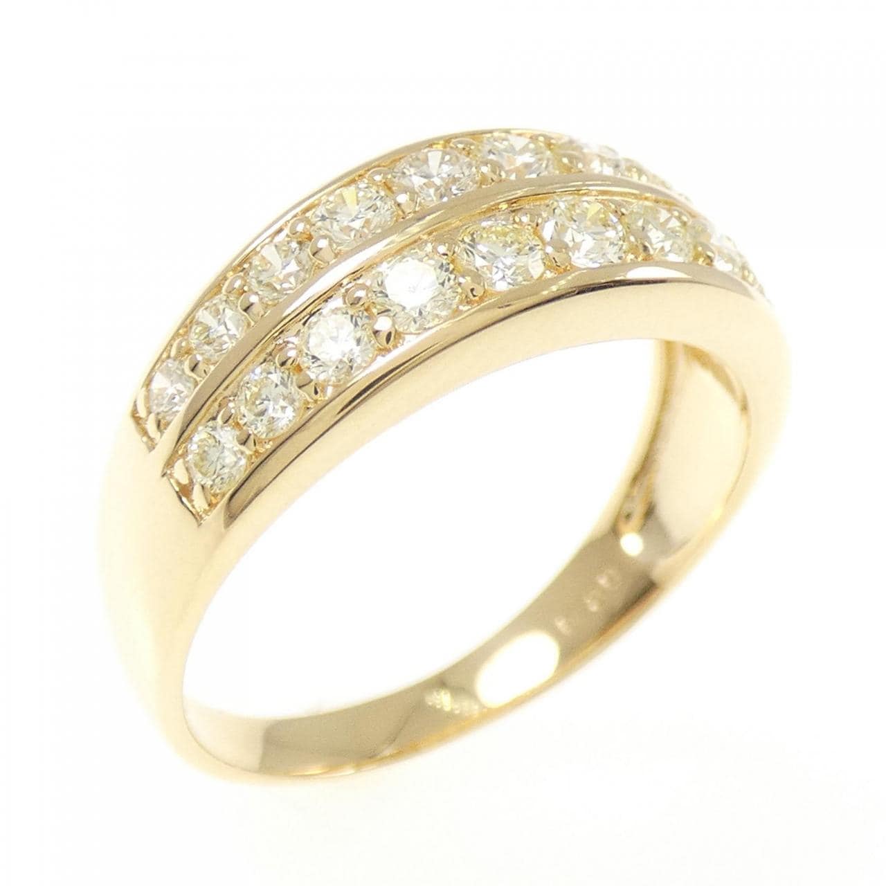 K18YG ダイヤモンド リング 0.80CT
