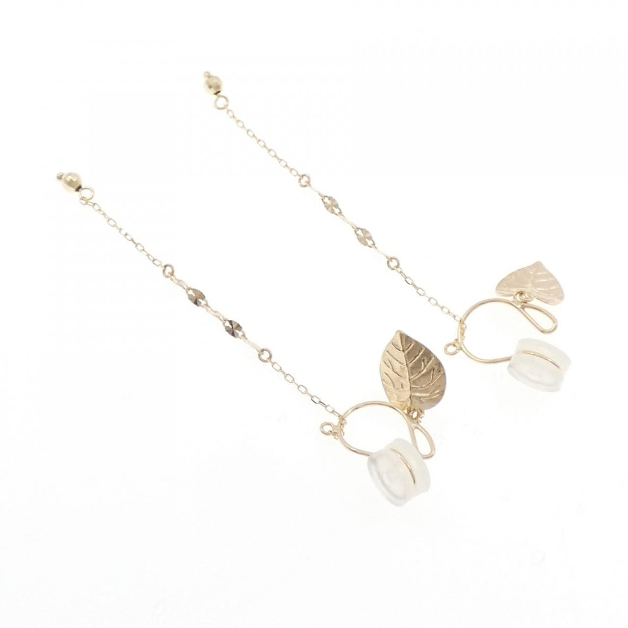 K10YG リーフ イヤリング