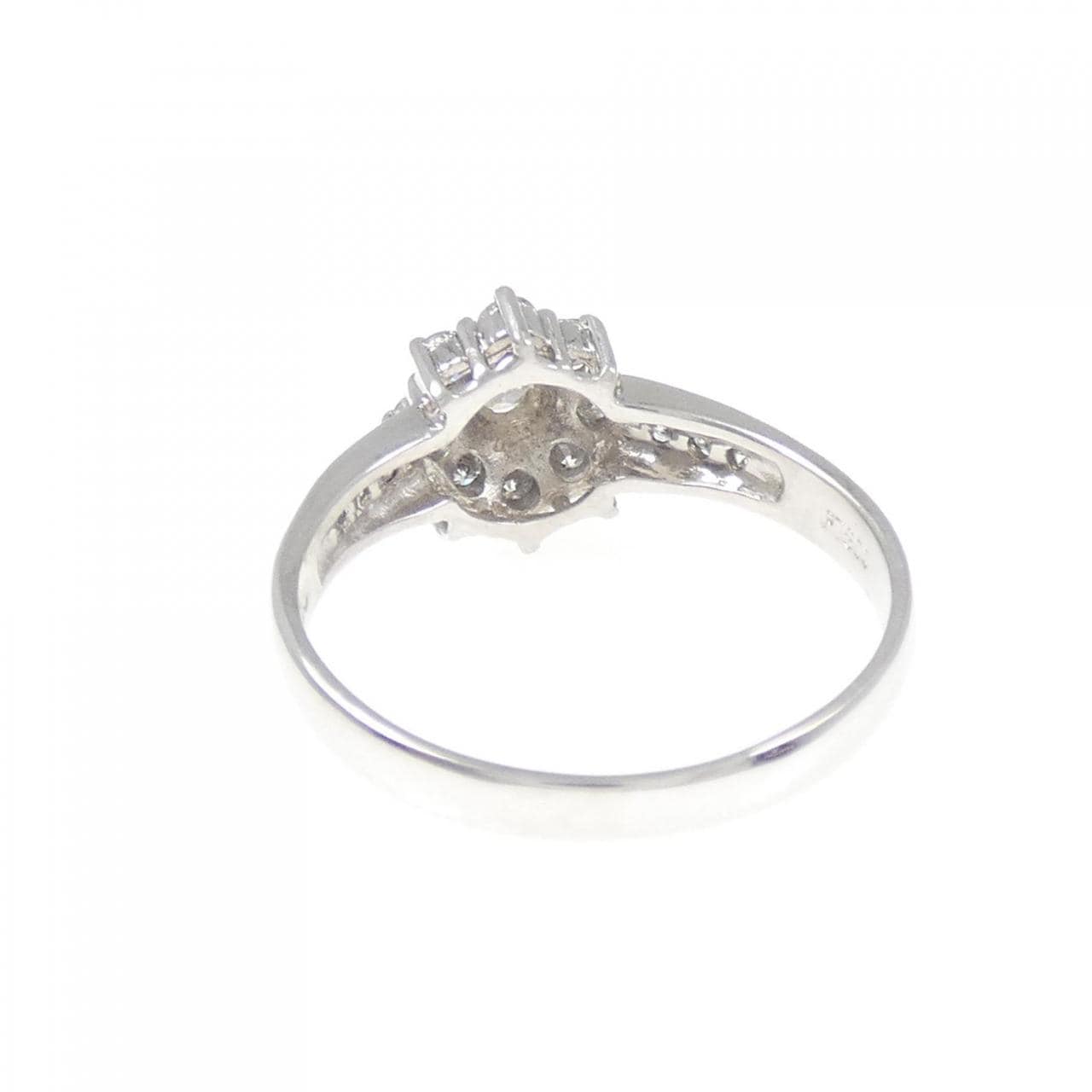 PT900 フラワー ダイヤモンド リング 0.50CT