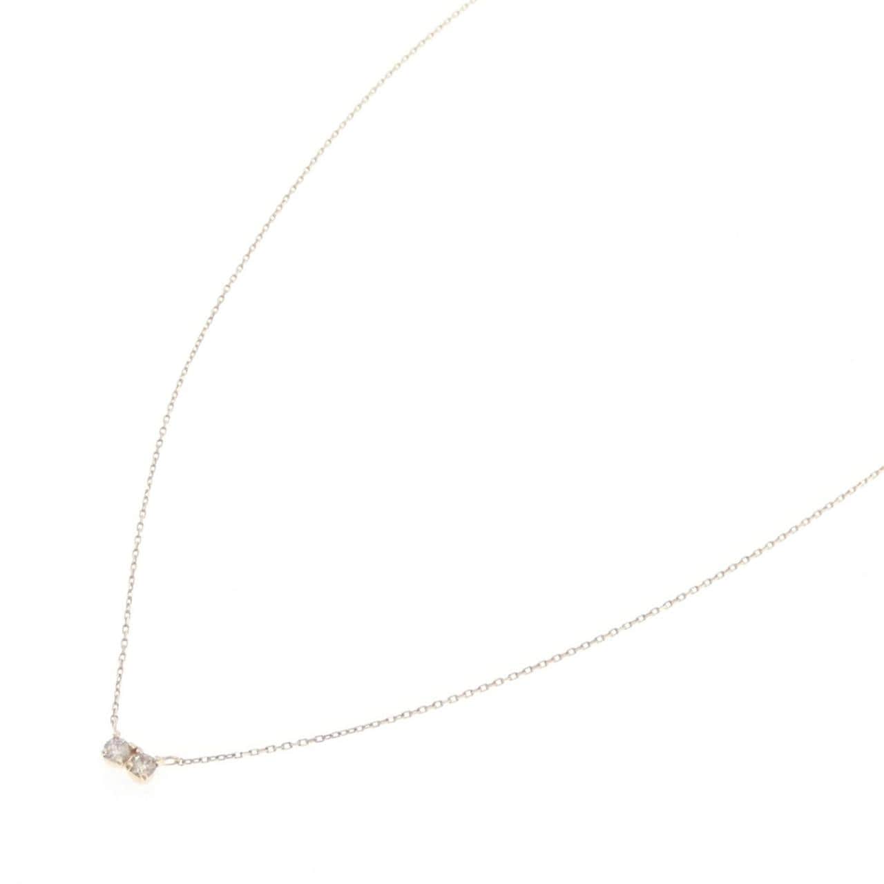 K10YG ダイヤモンド ネックレス 0.06CT