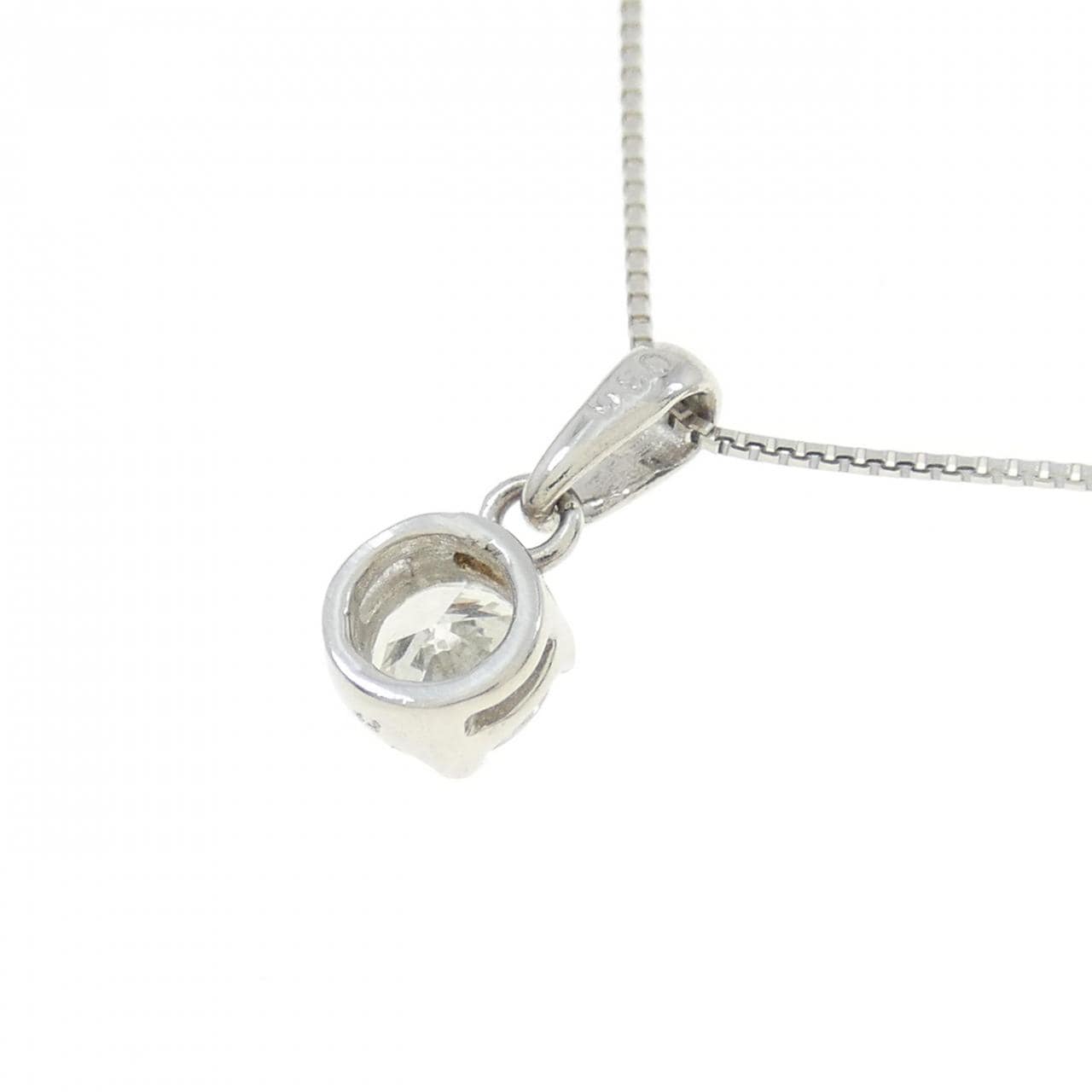 PT ソリティア ダイヤモンド ネックレス 0.30CT