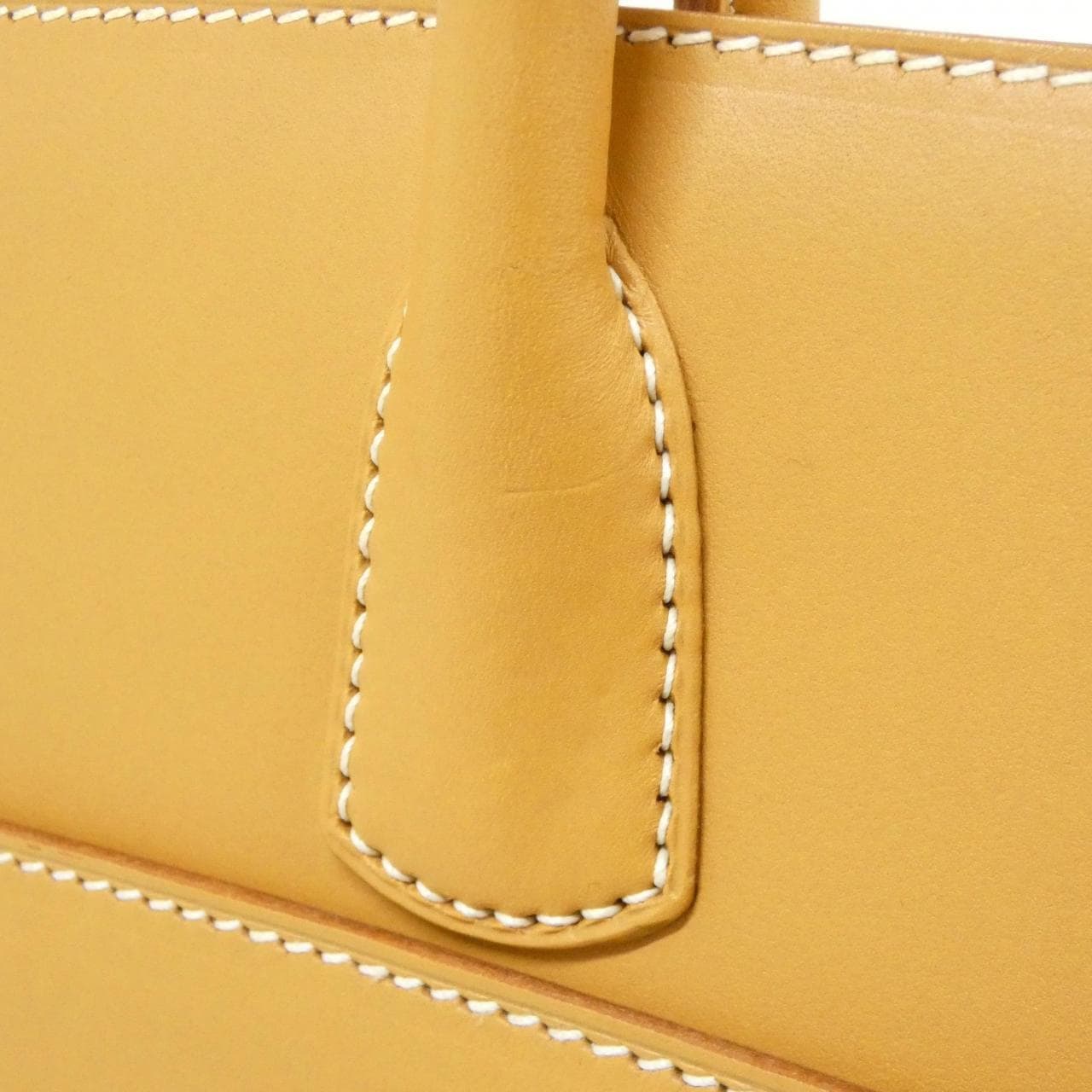 【ヴィンテージ】エルメス ホワイト バス GM バッグ