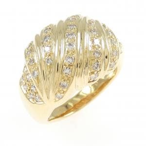 K18YG ダイヤモンド リング 0.70CT