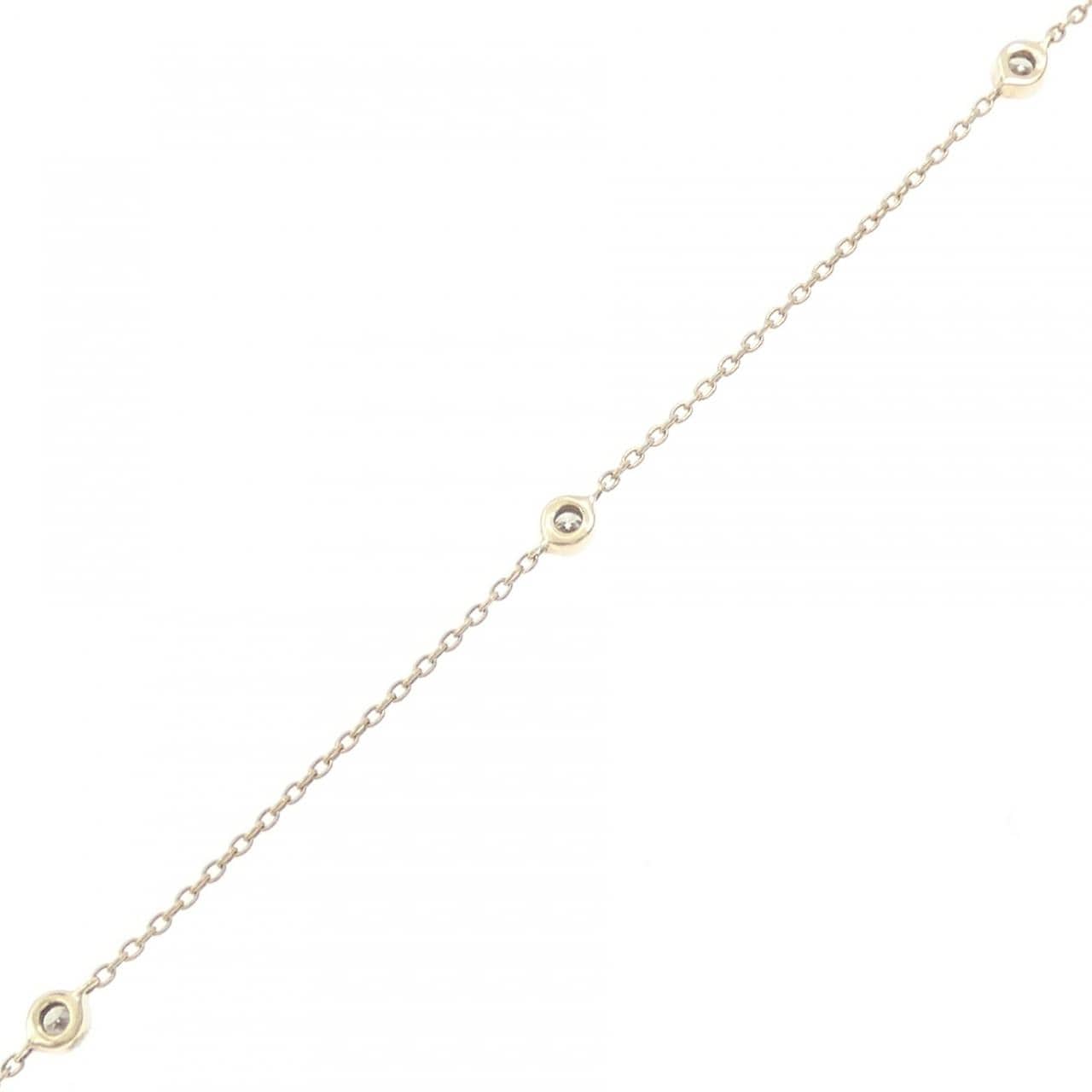 K10YG ダイヤモンド ブレスレット 0.10CT