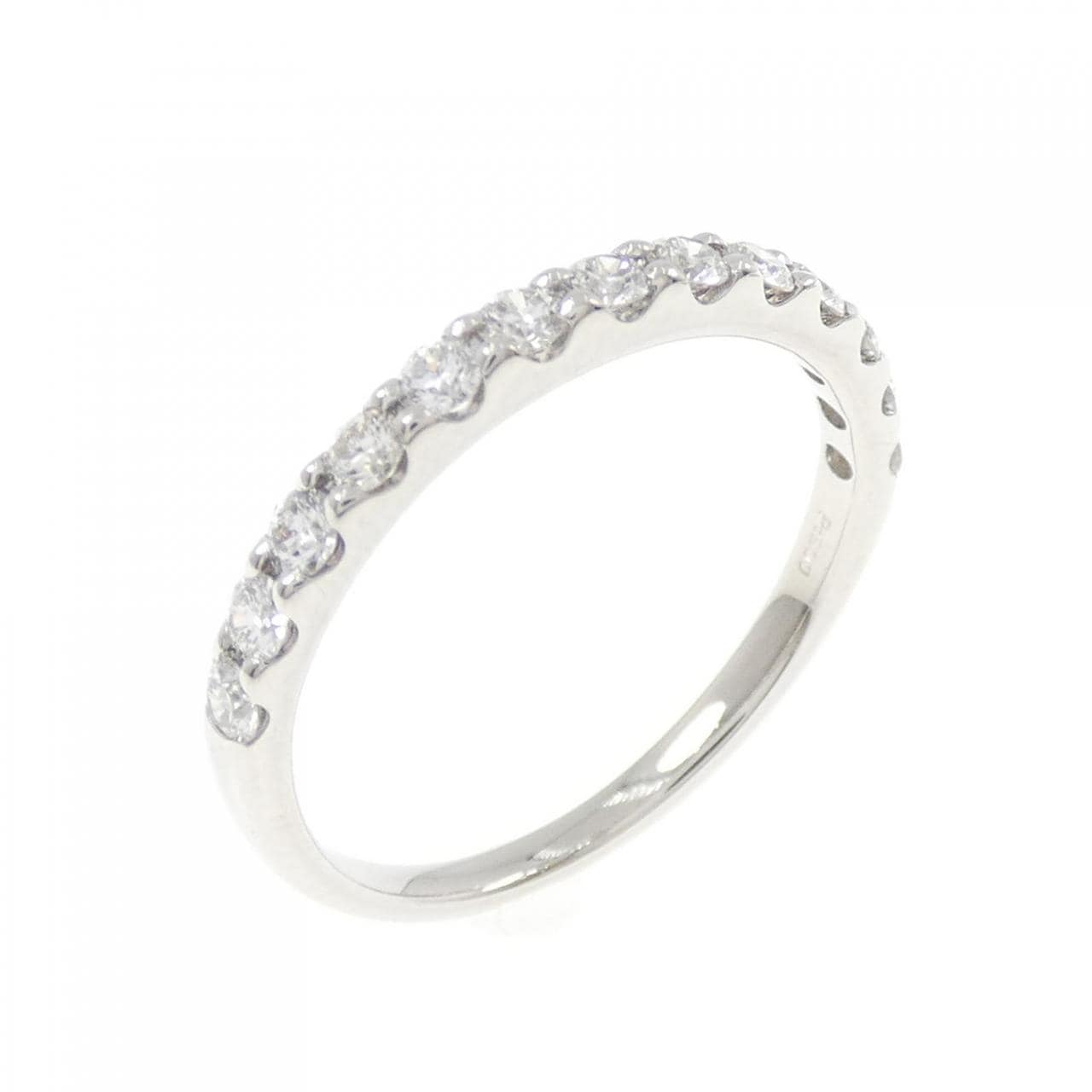 PT900 ハーフエタニティ ダイヤモンド リング 0.300CT
