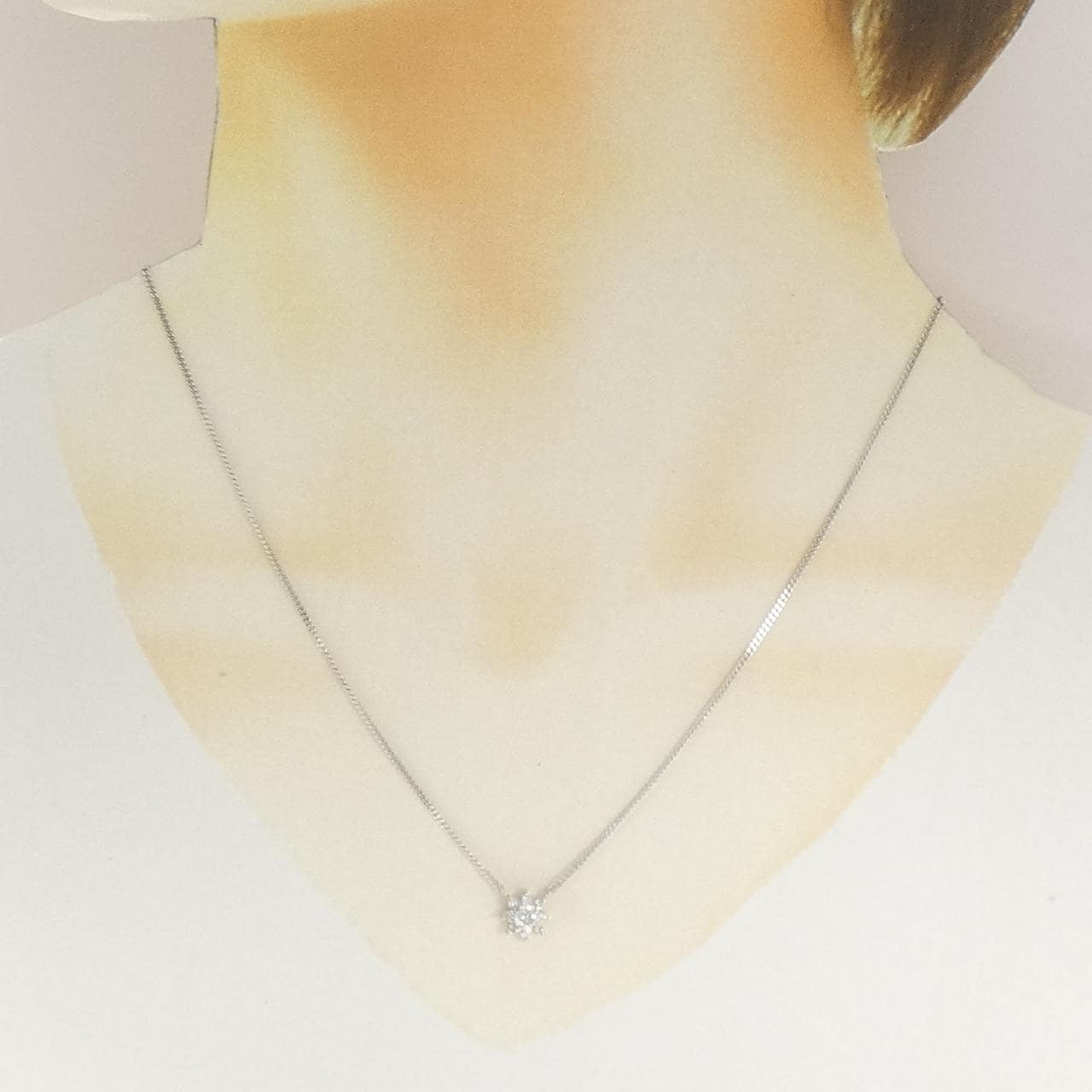 PT850 ダイヤモンド ネックレス 0.256CT